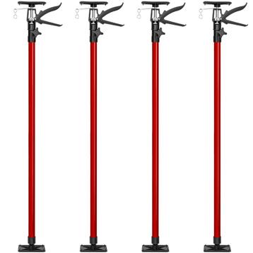 tectake 4 plafondsteunen 115-290cm - rood beschikbaar voor biedingen
