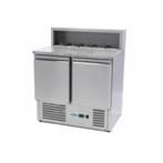 Pizzawerkbank - 90 cm - 2 Deuren - 5 x 1/6 GN - incl. RVS, Ophalen of Verzenden