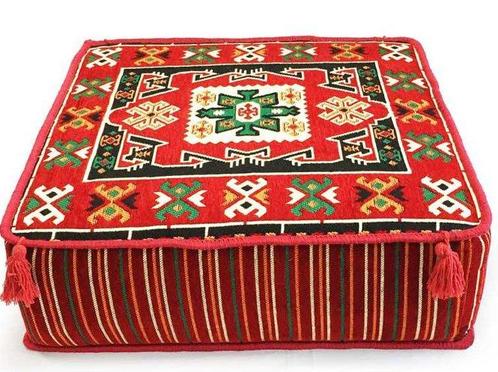 Coussin Ottoman - Kelim - 60 cm - 60 cm, Antiek en Kunst, Curiosa en Brocante