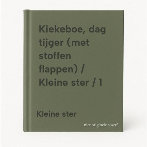 Kiekeboe, dag tijger (met stoffen flappen) / Kleine ster / 1, Boeken, Kinderboeken | Baby's en Peuters, Gelezen, Verzenden