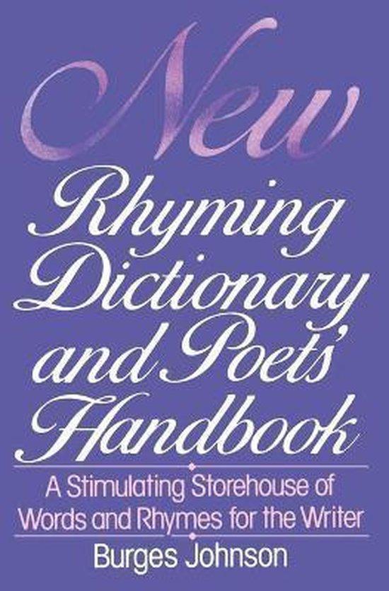 New Rhyming Dictionary and Poets Handbook 9780062720146, Boeken, Taal | Engels, Gelezen, Verzenden