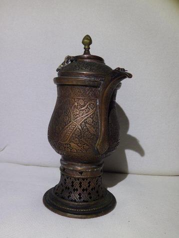 Grande bouilloire - Cuivre, Laiton - Kashmir - Fin XIXème