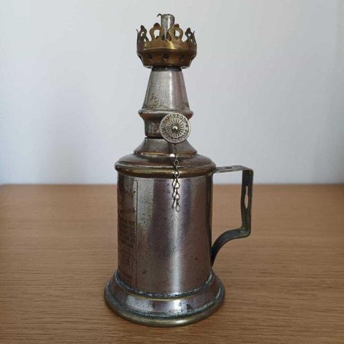 Petroleumlamp (3) - Glas, Messing, Antiek en Kunst, Curiosa en Brocante