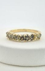 Ring - 14 karaat Geel goud - 1.08ct. tw. Gemengde kleuren, Nieuw