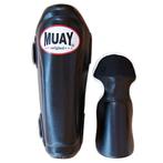 MUAY® MUAY Kickboks Scheenbeschermers Zwart, Sport en Fitness, Vechtsporten en Zelfverdediging, Verzenden, Nieuw, Overige