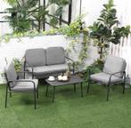 Loungeset / tuinset - tuinbsank, stoelen en tafel -, Verzenden, Nieuw