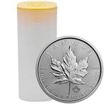 Canada. 25 x 1 oz 2022 Canada Silver Maple Leaf in Tube