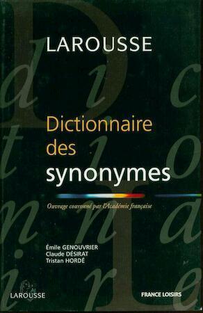 Dictionnaire des synonymes, Livres, Langue | Langues Autre, Envoi