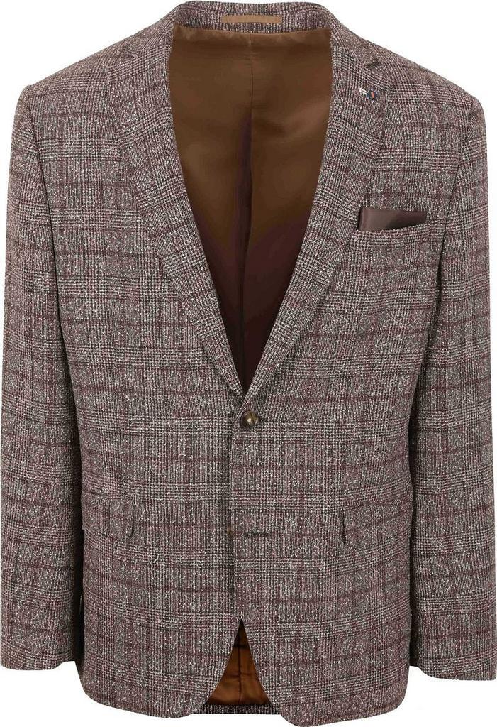 Suitable Colbert Heleen Ruit Bruin maat 25 Heren, Kleding | Heren, Truien en Vesten, Bruin, Nieuw, Verzenden