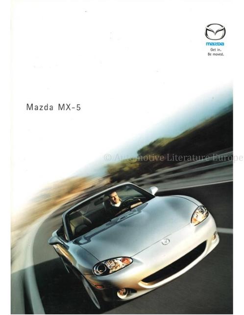 2001 MAZDA MX-5 BROCHURE NEDERLANDS, Boeken, Auto's | Folders en Tijdschriften