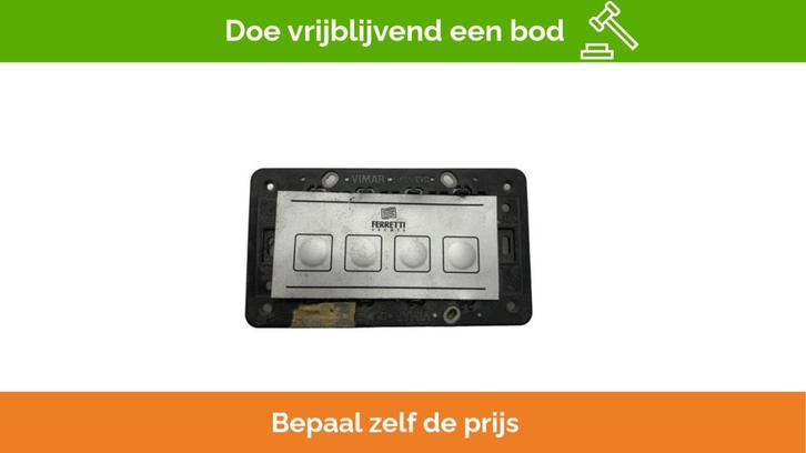 Bieden: Ferretti Marine Light Control Switch Vimar Eikon EV, Watersport en Boten, Bootonderdelen, Ophalen of Verzenden