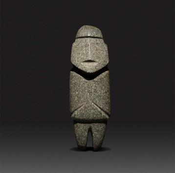 Mezcala, État de Guerrero, Mexique Pierre Idole