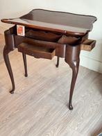 Speeltafel - Eik, Mahonie - Speel/thee Tafel, Antiek en Kunst