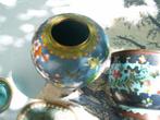 Schotel (9) - kom + pot met deksel - emaille op koper - Mooi, Antiek en Kunst
