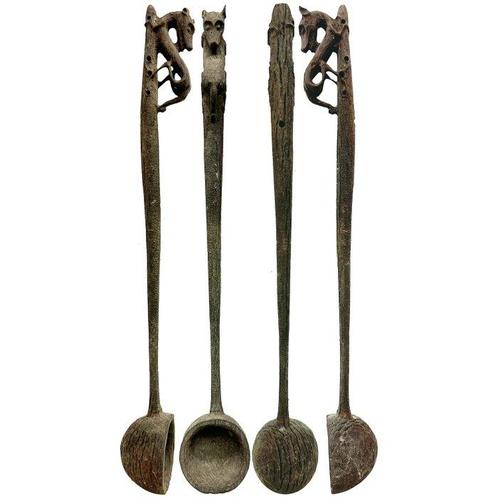 Dayak - Cuillère - bois ulin (essence de bois dur locale) -, Antiek en Kunst, Kunst | Niet-Westerse kunst