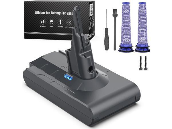 Veiling - 6500mAh accu voor Dyson V8 - Incl 2 filters, Elektronische apparatuur, Stofzuigers