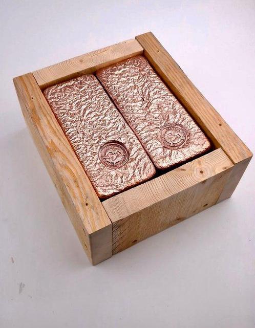 10 kilogrammes (2x5kg) - Goud .999 - Copper - Fonderie, Postzegels en Munten, Edelmetalen en Baren
