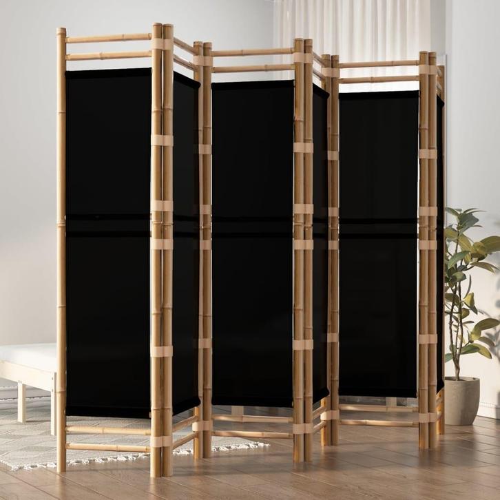vidaXL Kamerscherm 6-panelen inklapbaar 240 cm bamboe en, Huis en Inrichting, Woonaccessoires | Overige, Nieuw, Verzenden