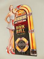 Pancarte murale 3D rétro « Rock & Roll » – Jukebox Pin-Up –