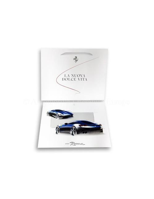 2020 FERRARI ROMA LITHOGRAFIE, Boeken, Auto's | Folders en Tijdschriften