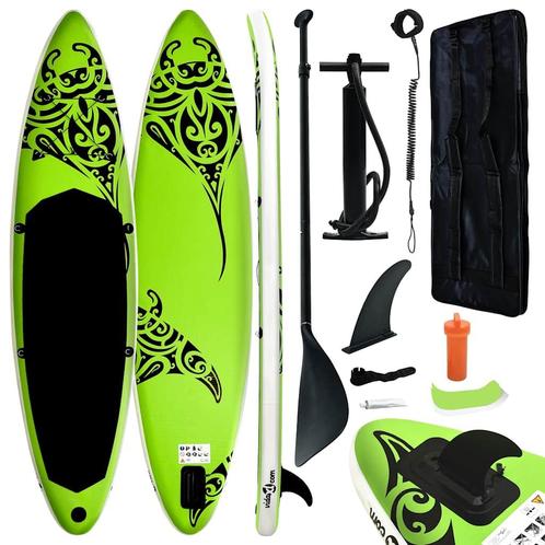 vidaXL Stand Up Paddleboardset opblaasbaar 366x76x15 cm, Watersport en Boten, Suppen, Nieuw, Verzenden