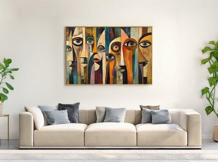 Felix van Horst - Cubist Portraits (XXL), Antiek en Kunst, Kunst | Designobjecten