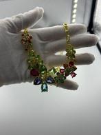 Swarovski - crystal, Metaal - Halsketting - Kleurrijke, Antiquités & Art
