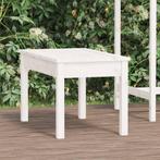 vidaXL Tuinbank 80x44x45 cm massief grenenhout wit, Tuin en Terras, Verzenden, Nieuw