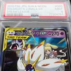 Solgaleo & Lunala Gx - Pokemon Graded card - PSA 9