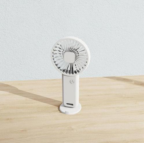 Oplaadbare Draagbare Ventilator - Handventilator op Batterij, Elektronische apparatuur, Ventilatoren, Nieuw, Verzenden