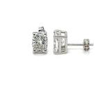 Zonder minimumprijs - Oorbellen - 14 karaat Witgoud -, Nieuw