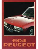 1978 PEUGEOT 604 BROCHURE NEDERLANDS, Ophalen of Verzenden, Nieuw