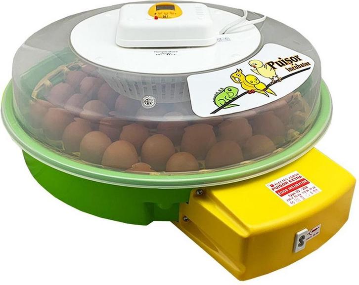 Puisor broedmachine 51 eieren + gratis broedeieren, Dieren en Toebehoren, Pluimvee | Toebehoren, Broedmachine, Nieuw, Verzenden