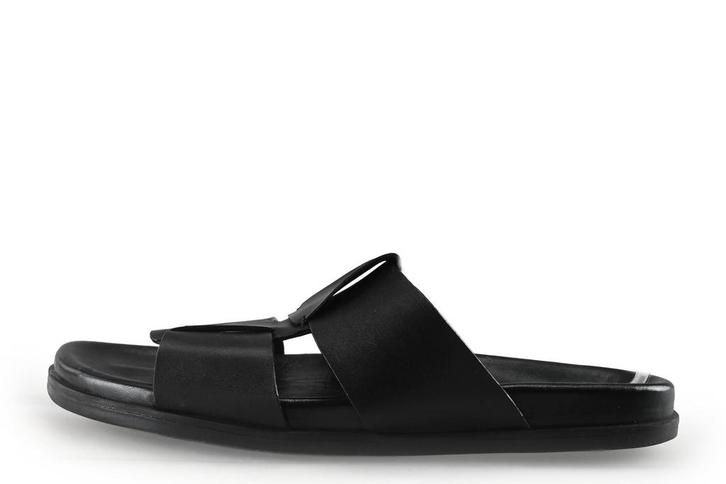 Manfield Slippers in maat 45 Zwart, Kleding | Heren, Schoenen, Zwart, Zo goed als nieuw, Slippers, Verzenden