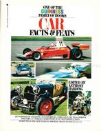 CAR FACTS & FEATS (ONE OF THE GUINNESS FAMILY OF BOOKS), Boeken, Nieuw