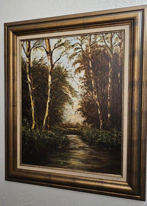 W.Ritmeester (XX) - Landschap, Antiek en Kunst, Kunst | Schilderijen | Klassiek