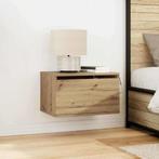 vidaXL Wandkastje voor Bed artisanaal eikenkleurig 50 x 36 x, Huis en Inrichting, Slaapkamer | Nachtkastjes, Verzenden, Nieuw