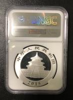 China. 10 Yuan 2015 Chinese Panda ms 70 (Zonder