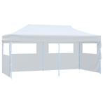 vidaXL Partytent pop-up met zijwanden 3x6 m staal wit, Tuin en Terras, Verzenden, Nieuw