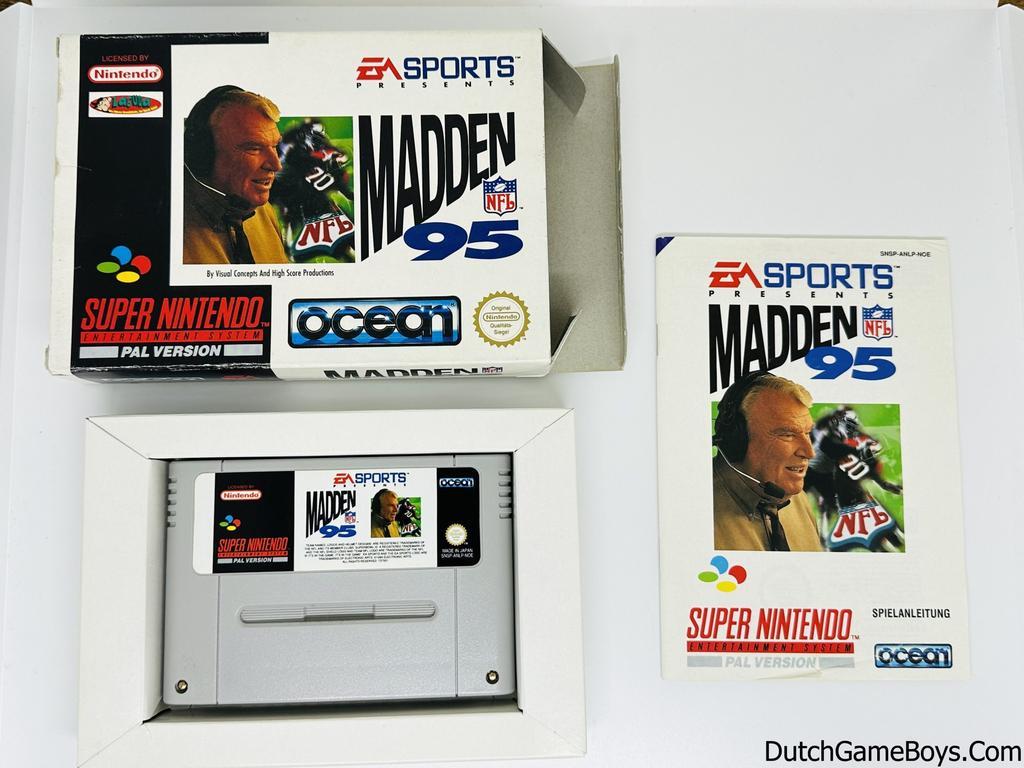 ② Super Nintendo / Snes - Madden - NFL 95 - NOE — Jeux