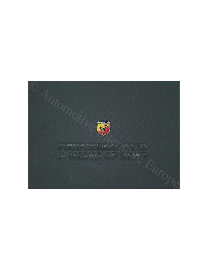 2016 ABARTH 595 & 695 BROCHURE NEDERLANDS, Boeken, Auto's | Folders en Tijdschriften, Ophalen of Verzenden