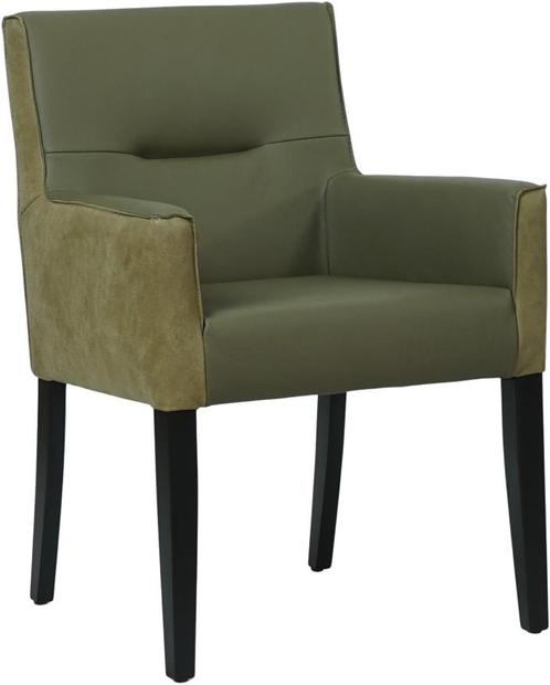 leren landelijke eetkamerstoel -  ( leer), Huis en Inrichting, Stoelen, Overige kleuren, Eén, Nieuw, Leer, Ophalen of Verzenden