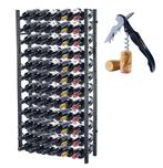 Lendo Online Porte-bouteilles Vin 72 Bouteilles Métal Noir, Maison & Meubles