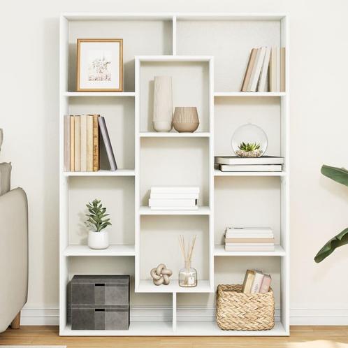 vidaXL Boekenkast 102x29x143 cm bewerkt hout wit, Huis en Inrichting, Kasten | Boekenkasten, Nieuw, Verzenden