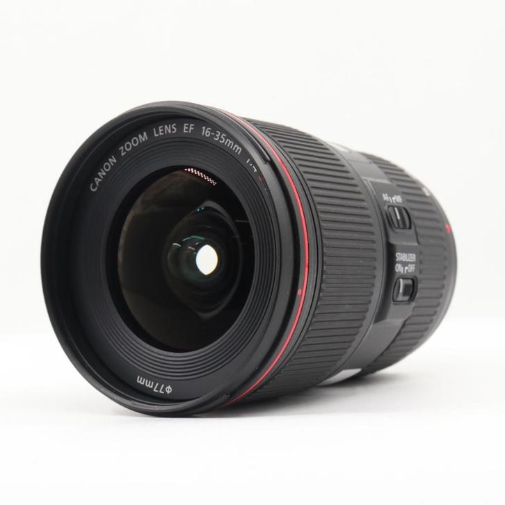 Canon EF 16-35mm F/4 L IS USM | Tweedehands, Audio, Tv en Foto, Foto | Lenzen en Objectieven, Zo goed als nieuw, Verzenden