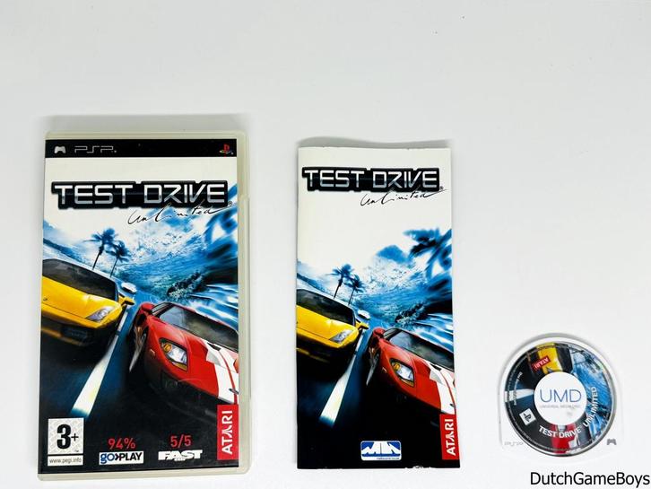 PSP - Test Drive - Unlimited - English, Games en Spelcomputers, Spelcomputers | Sony PSP, Gebruikt, Verzenden