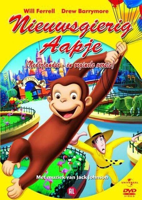 Nieuwsgierig aapje curious George  (dvd tweedehands film), Cd's en Dvd's, Dvd's | Actie, Ophalen of Verzenden