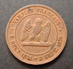 France. Napoléon III. 5 Centimes (module) 1870. Monnaie