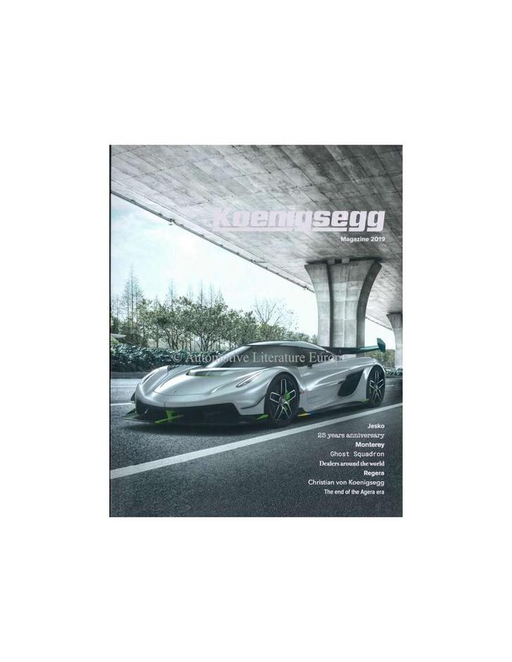 2019 KOENIGSEGG MAGAZINE ENGELS, Livres, Autos | Brochures & Magazines