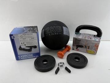 Veiling - Fitness set - Gewichten en accessoires beschikbaar voor biedingen